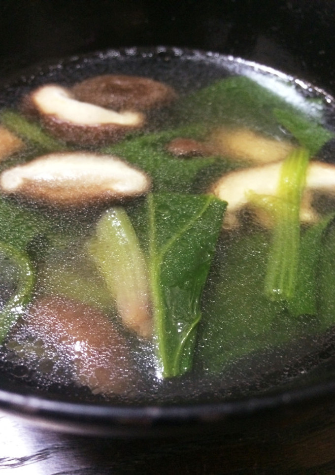 簡単◆しいたけとほうれん草の中華スープ-レシピのメイン写真