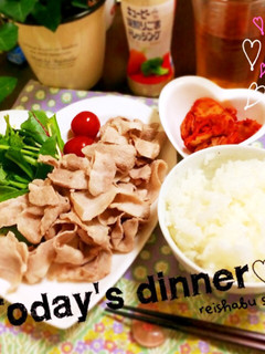 超簡単☆冷しゃぶサラダ-レシピのメイン写真