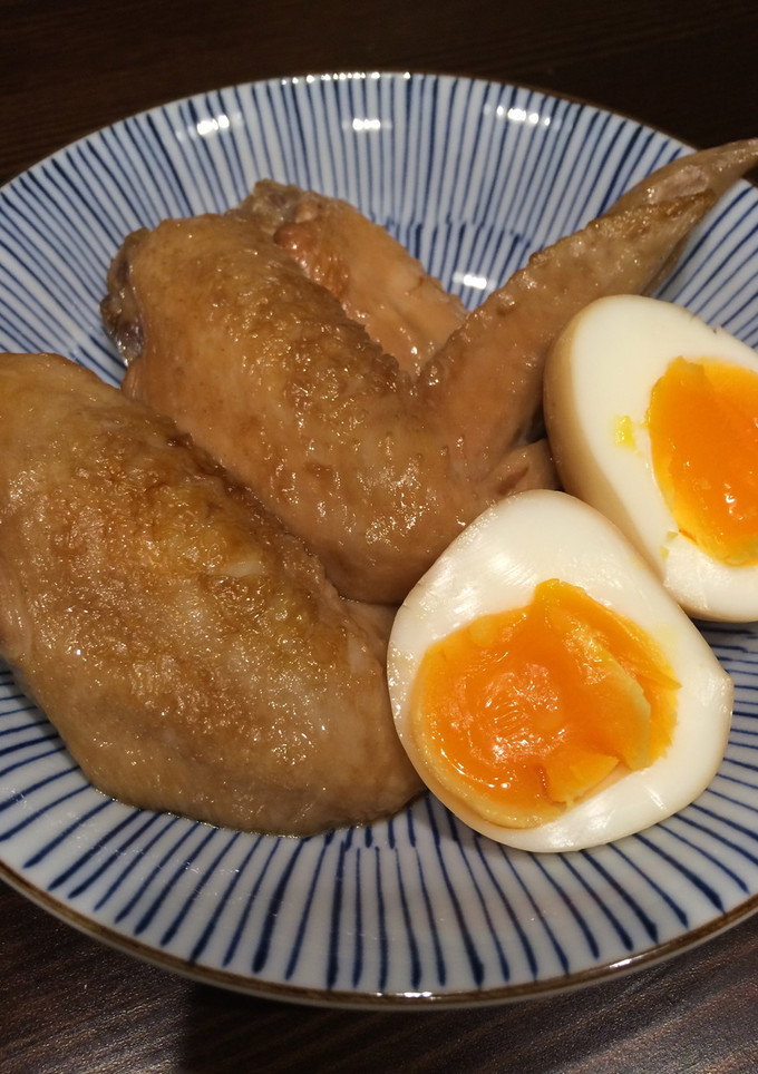 手羽先と卵の煮物-レシピのメイン写真