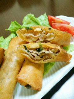 大きめ具材の春巻き♪♪-レシピのメイン写真