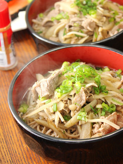 牛肉と牛蒡とえのきのヘルシー蕎麦-レシピのメイン写真