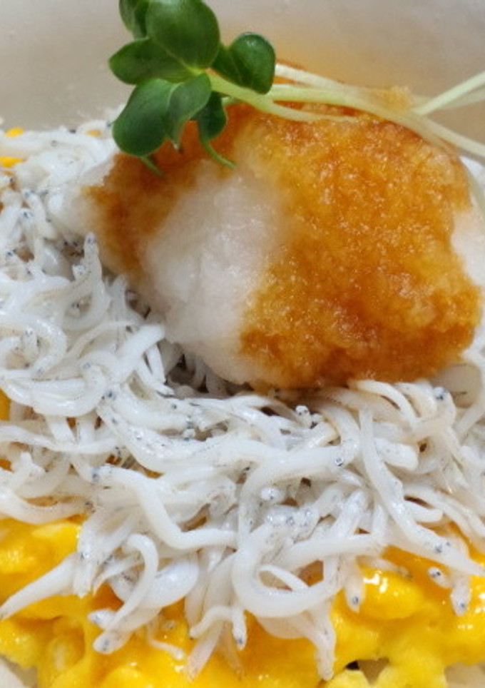 ふわふわ卵としらすの丼ぶり-レシピのメイン写真