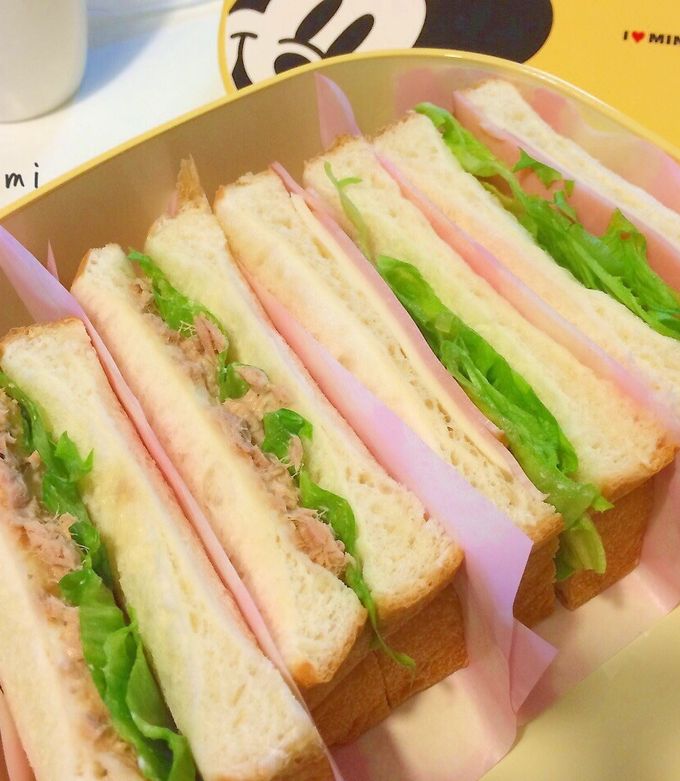 ツナサンド・ハムチーズサンド-レシピのメイン写真