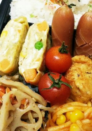パパのお弁当カレー卵-レシピのメイン写真