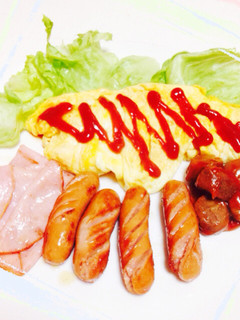 カフェ風☆朝ごはんプレート-レシピのメイン写真