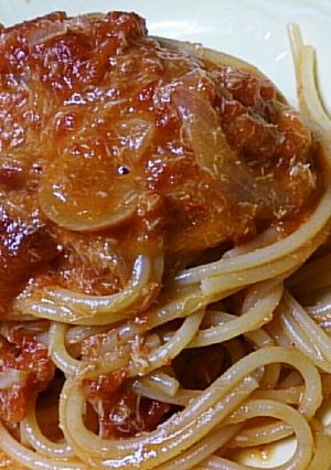 カニ缶で！トマトクリームパスタ-レシピのメイン写真