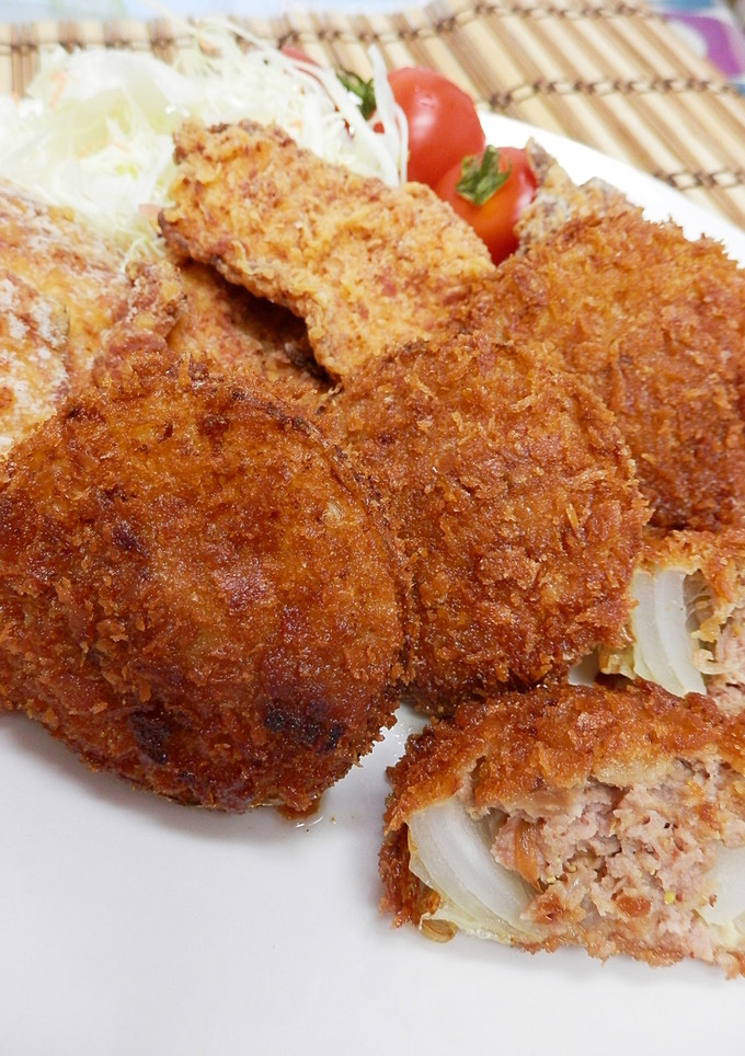 新タマネギの日の丸揚げ-レシピのメイン写真