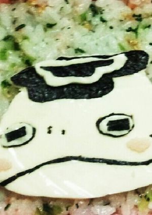 キャラ弁♪妖怪ウォッチ♪ツチノコパンダ-レシピのメイン写真