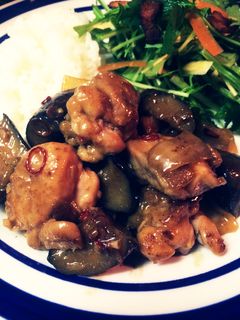 チキンと茄子のうま辛醤油炒め。-レシピのメイン写真