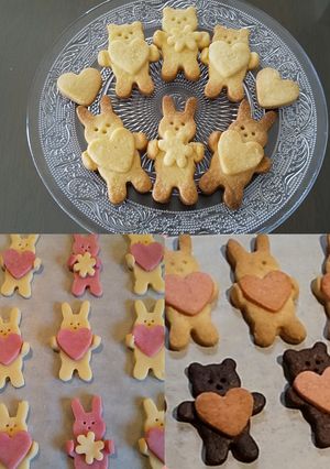 ◆簡単♡くま&うさぎクッキー◆-レシピのメイン写真