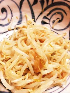 もやしの梅和え-レシピのメイン写真