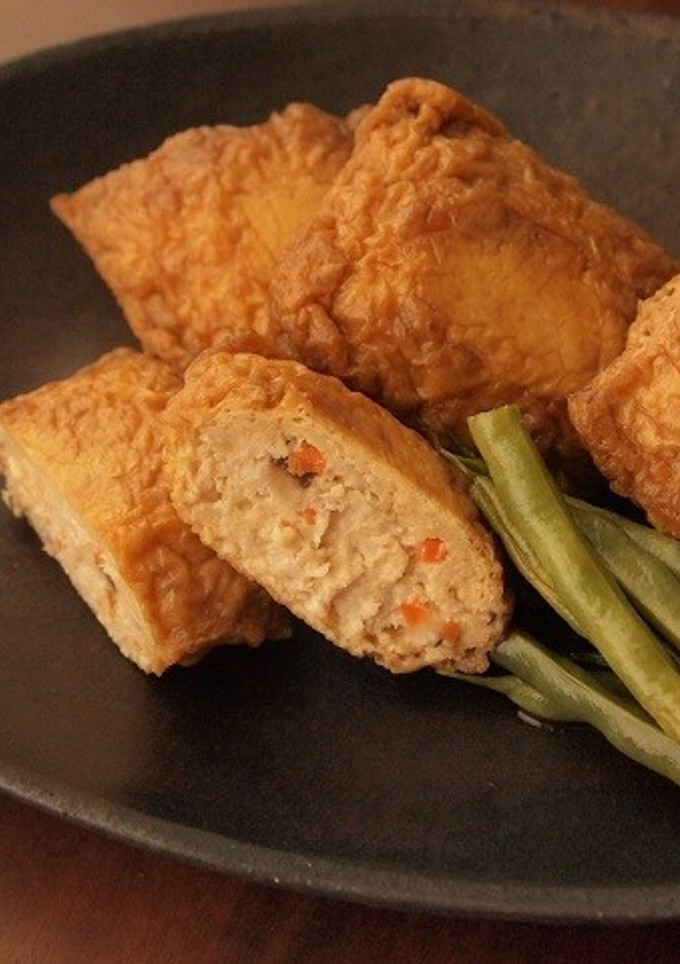 簡単しっとり煮物♪鶏ひき肉の袋煮☆-レシピのメイン写真