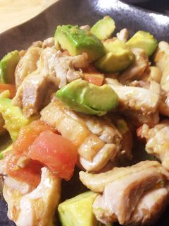塩レモンde鶏肉とアボガドのさっぱり炒め-レシピのメイン写真
