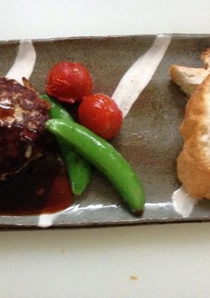 ハンバーグ-レシピのメイン写真