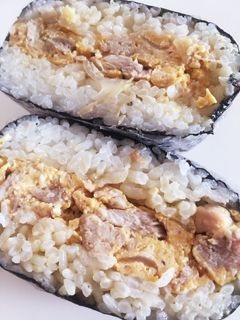 親子丼おにぎらず☆-レシピのメイン写真