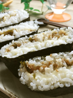 ご飯のおとも✿トリプルおにぎらず-レシピのメイン写真