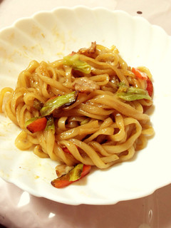 稲庭焼きうどん-レシピのメイン写真