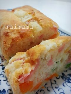 ヨーグルトとHMでなんちゃってケークサレ-レシピのメイン写真