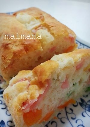 ヨーグルトとHMでなんちゃってケークサレ-レシピのメイン写真