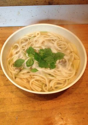 筍とアサリのうどん-レシピのメイン写真