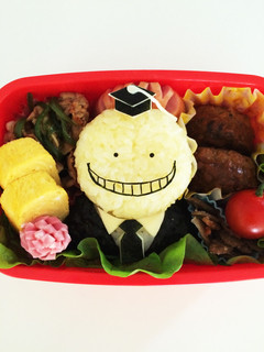 暗殺教室*殺せんせー*キャラ弁*-レシピのメイン写真