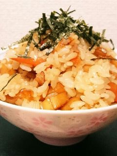 冷やご飯がおかずになる*筍の混ぜご飯-レシピのメイン写真