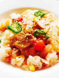 簡単 海老ピラフ みたいな混ぜ御飯-レシピのメイン写真