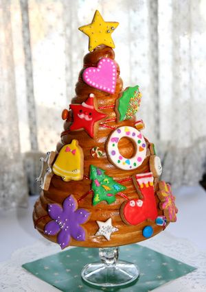 パンｎｏクリスマスツリー.☆.。.:*・-レシピのメイン写真