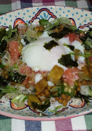 栄養満天♪アボネバ丼-レシピのメイン写真