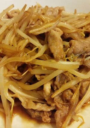 ☆豚肉ともやしのにんにく醤油炒め☆-レシピのメイン写真