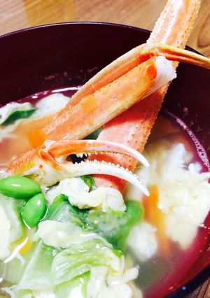 ふんわり卵♪カニのあっさりスープ-レシピのメイン写真