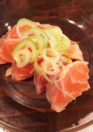 サーモンのタタキ-レシピのメイン写真