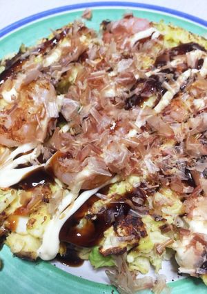 糖質制限おからパウダーお好み焼き-レシピのメイン写真