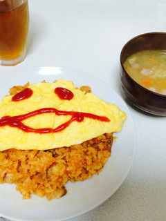 オムライス(チキンライス)-レシピのメイン写真