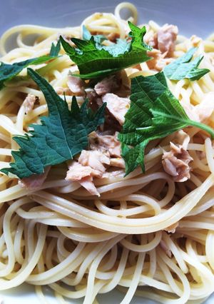 ツナと柚子胡椒のポン酢パスタ-レシピのメイン写真