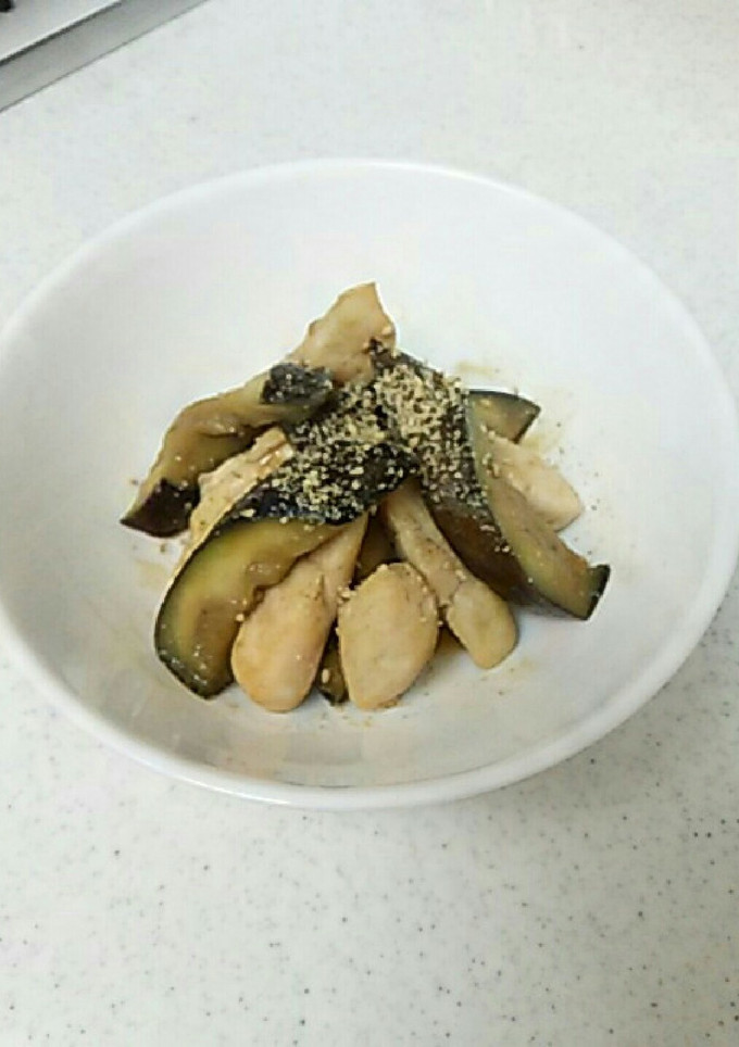 ささみとなすの味噌炒め☆-レシピのメイン写真