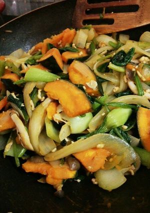 かぼちゃと野菜達のバター醤油炒め-レシピのメイン写真
