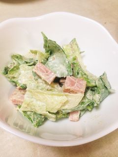 包丁まな板使わない*レタスサラダ-レシピのメイン写真
