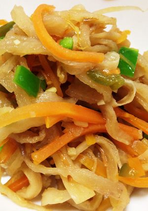 生姜でポカポカ 切り干し大根の煮物-レシピのメイン写真