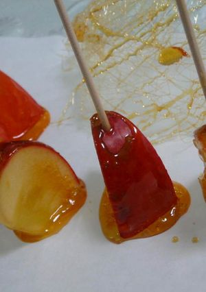一口　りんご飴　-レシピのメイン写真