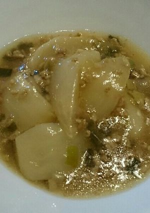 蕪の豚ひき肉餡掛け-レシピのメイン写真