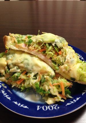 残りサラダは朝食に！サラダイエットサンド-レシピのメイン写真