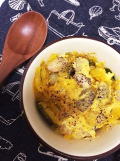 栄養豊富◎かぼちゃの豆サラダ*-レシピのメイン写真