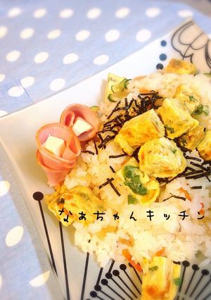 厚焼き玉子のカラフルちらし寿司-レシピのメイン写真