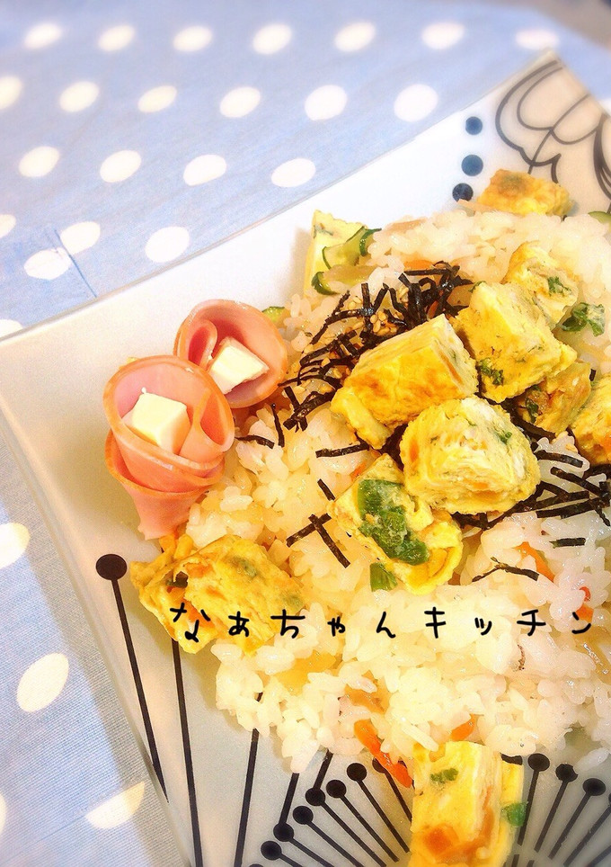 厚焼き玉子のカラフルちらし寿司-レシピのメイン写真