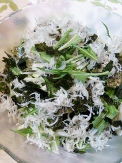 ♪大根と水菜のしらすサラダ♪-レシピのメイン写真