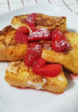 フレンチトースト〜苺のコンポート〜-レシピのメイン写真