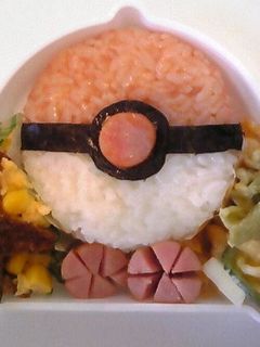 自己流キャラ弁 モンスターボール-レシピのメイン写真