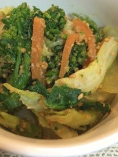 春野菜の胡麻和え-レシピのメイン写真