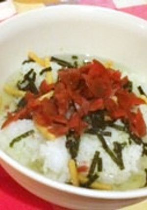 駄菓子バー流　ウメトラ兄弟茶漬け-レシピのメイン写真